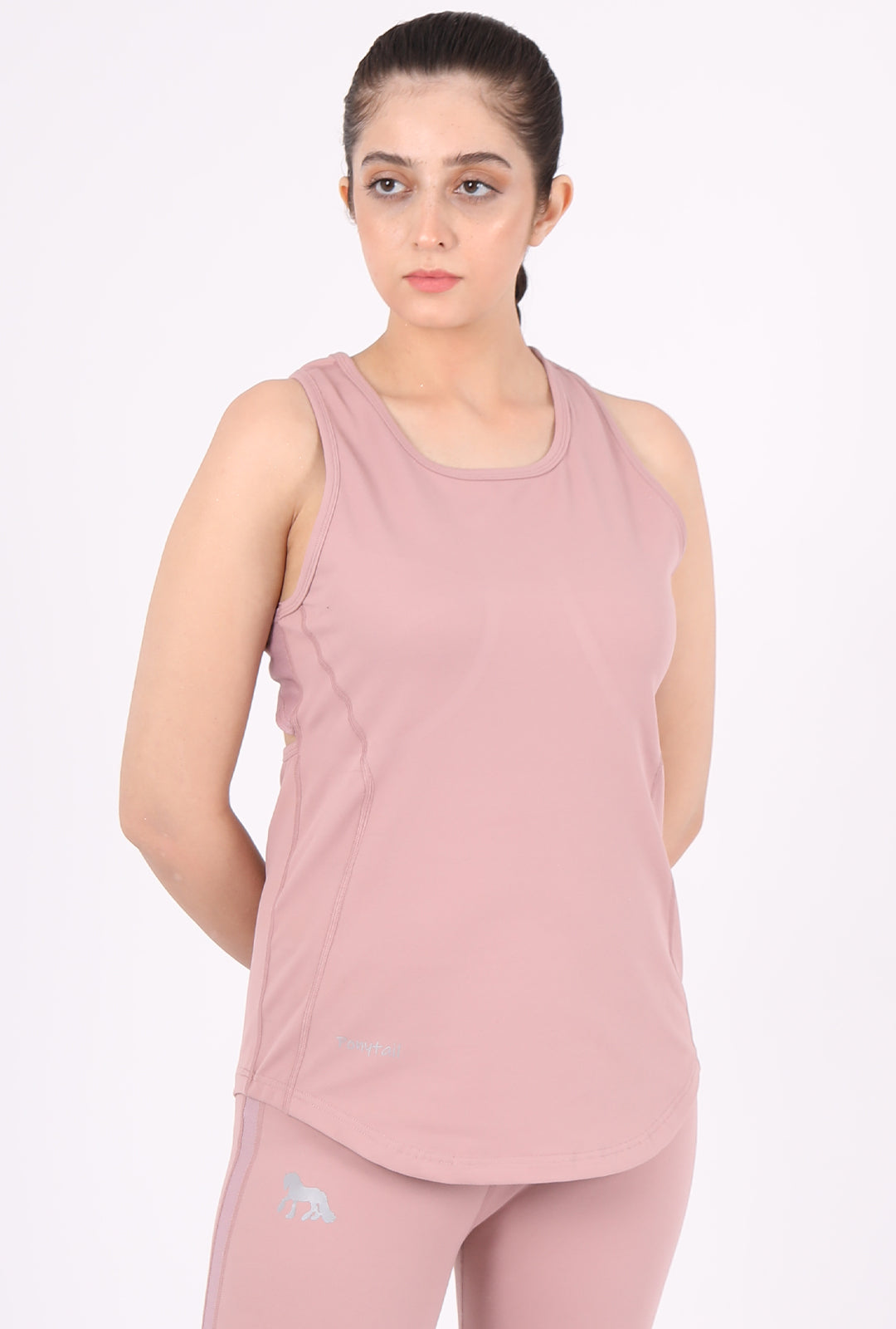 Double-Layer Pink Bra