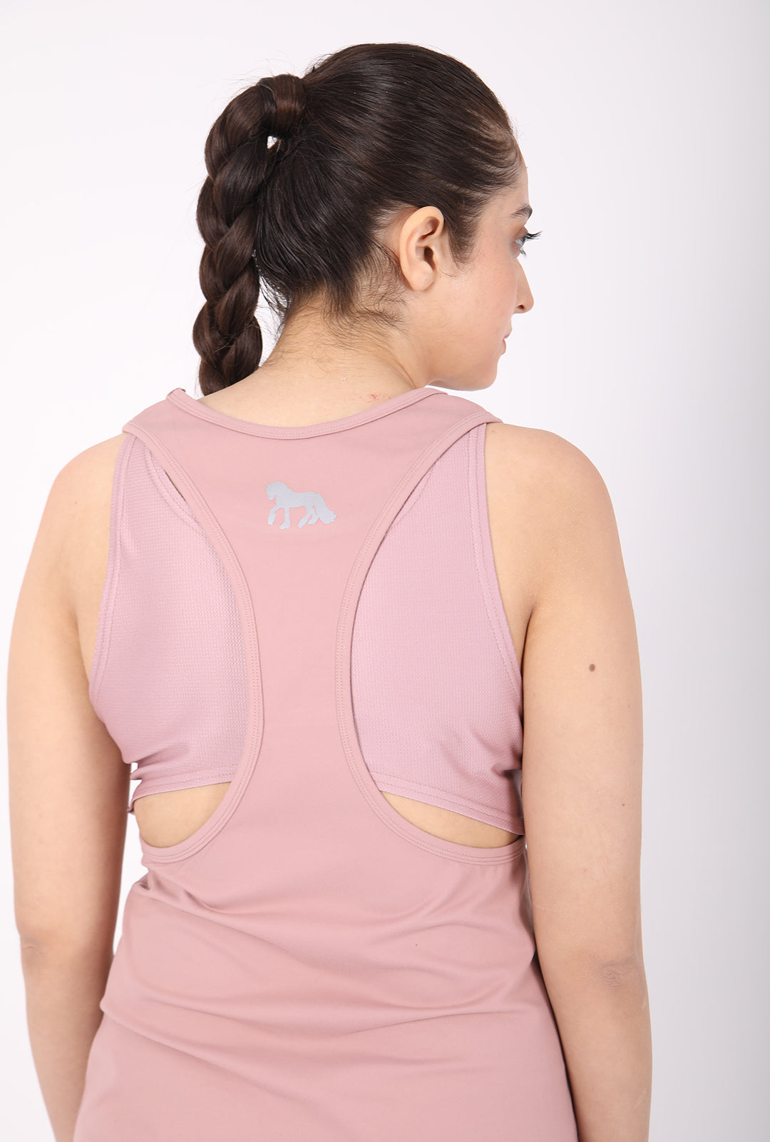Double-Layer Pink Bra