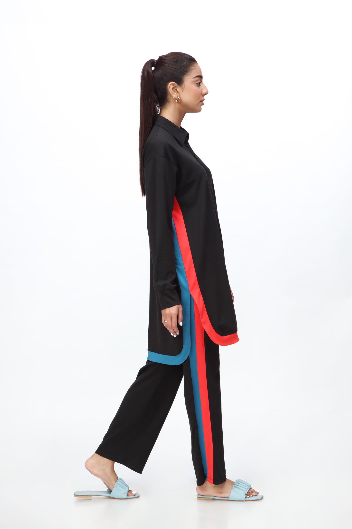 Black & Red Co-ord Set