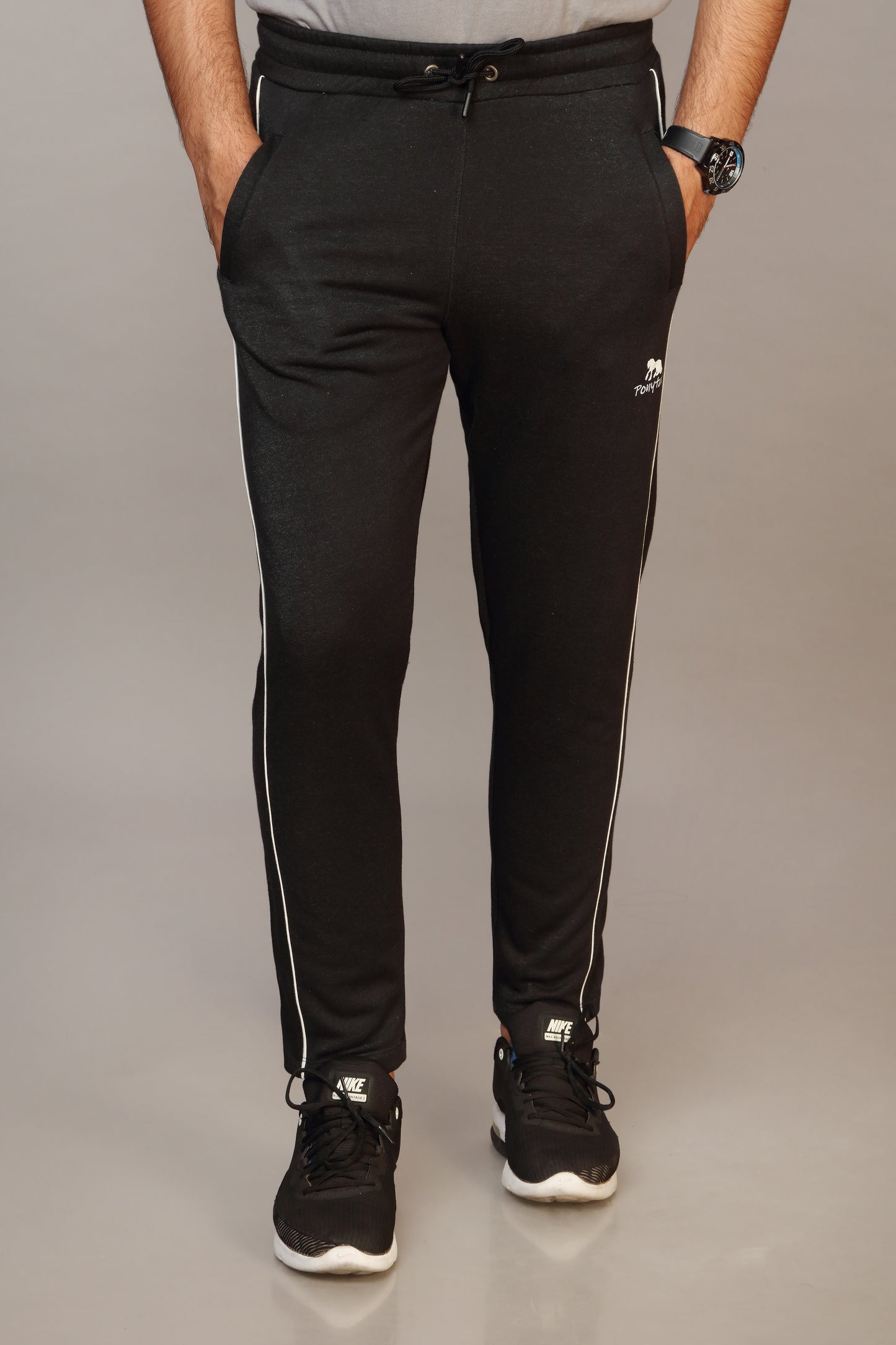 Black Full Line Trouser