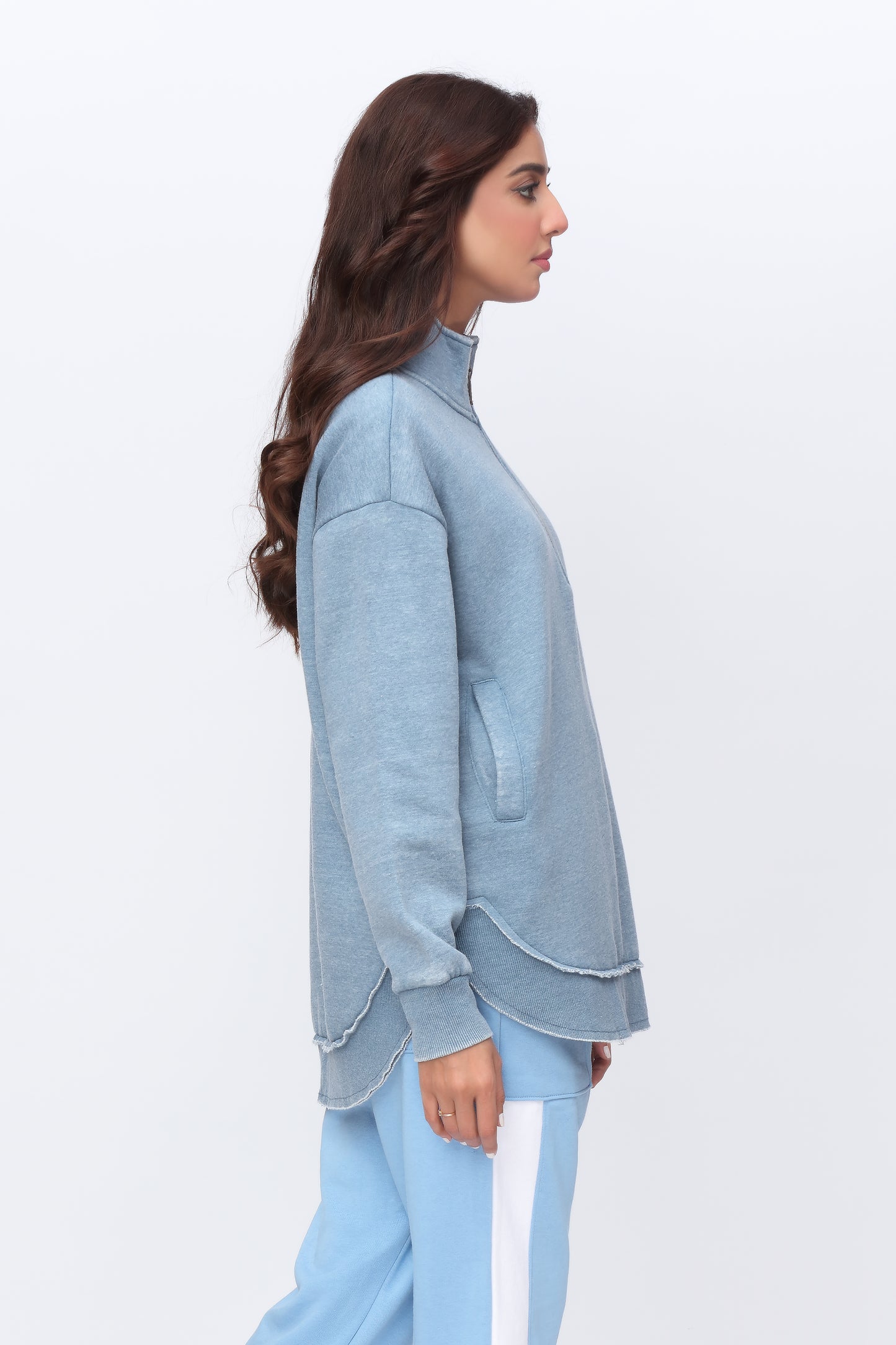 Oversized Burnout Mockneck