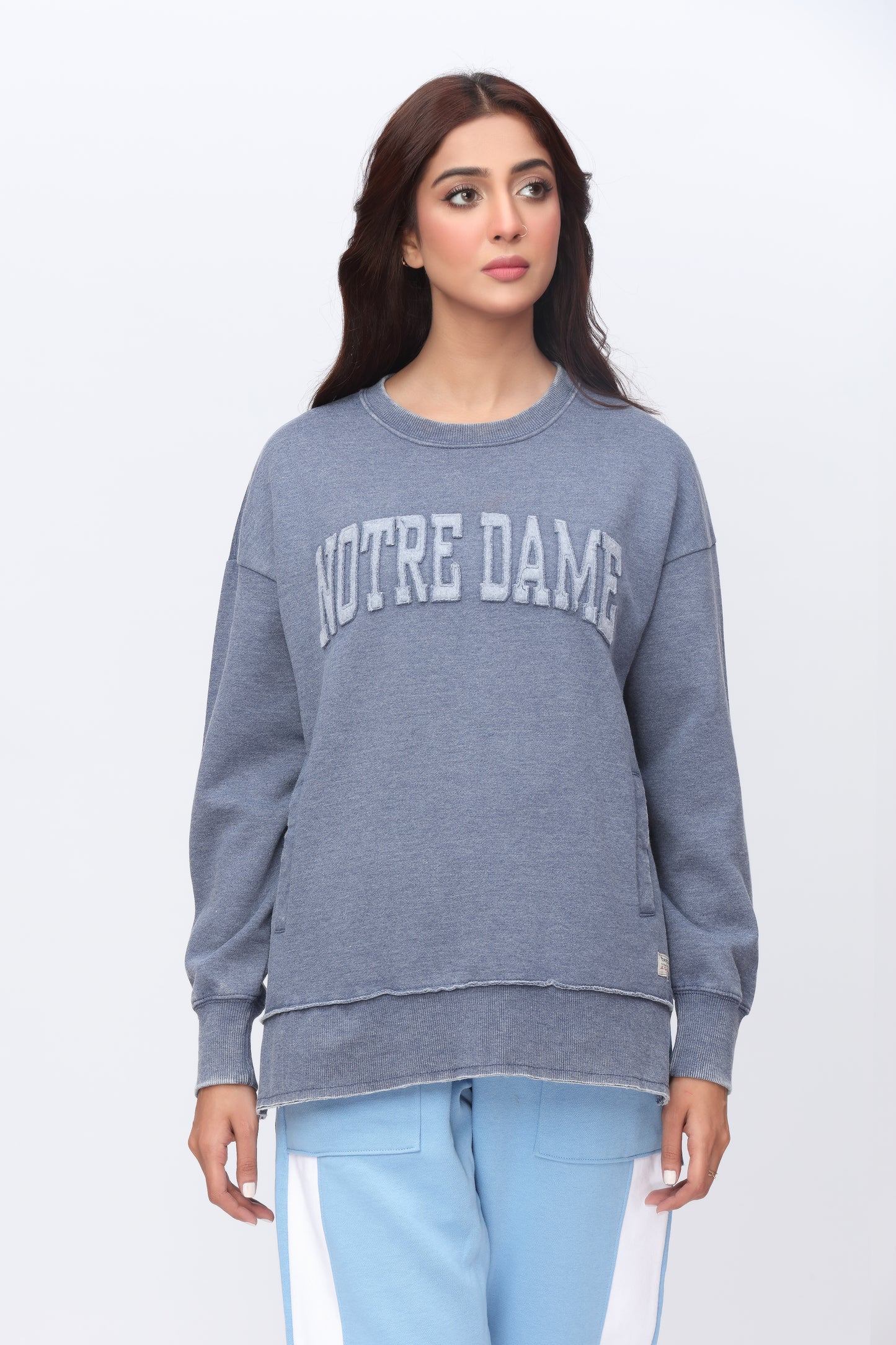 Oversized Burnout Sweatshirt