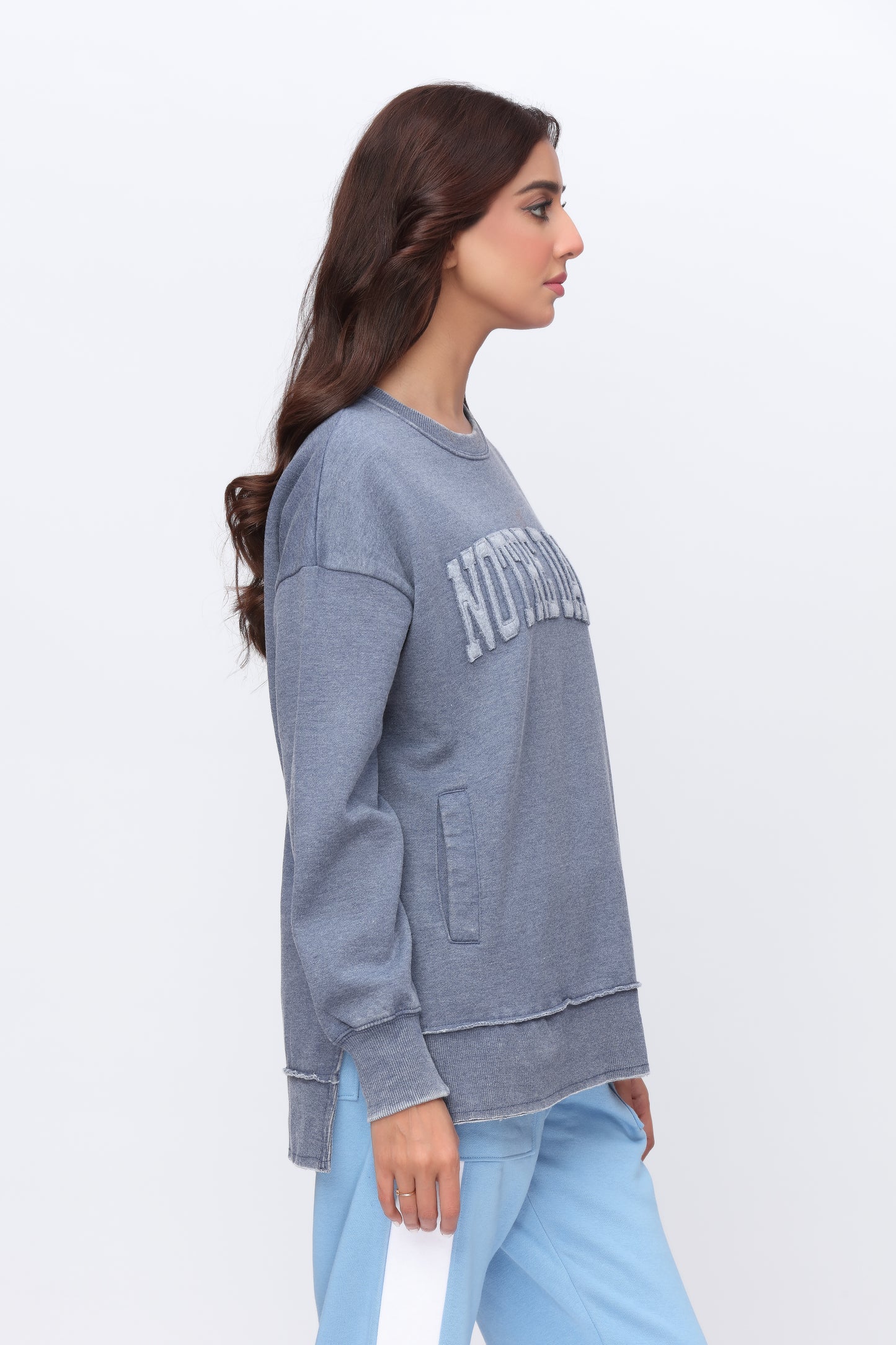 Oversized Burnout Sweatshirt