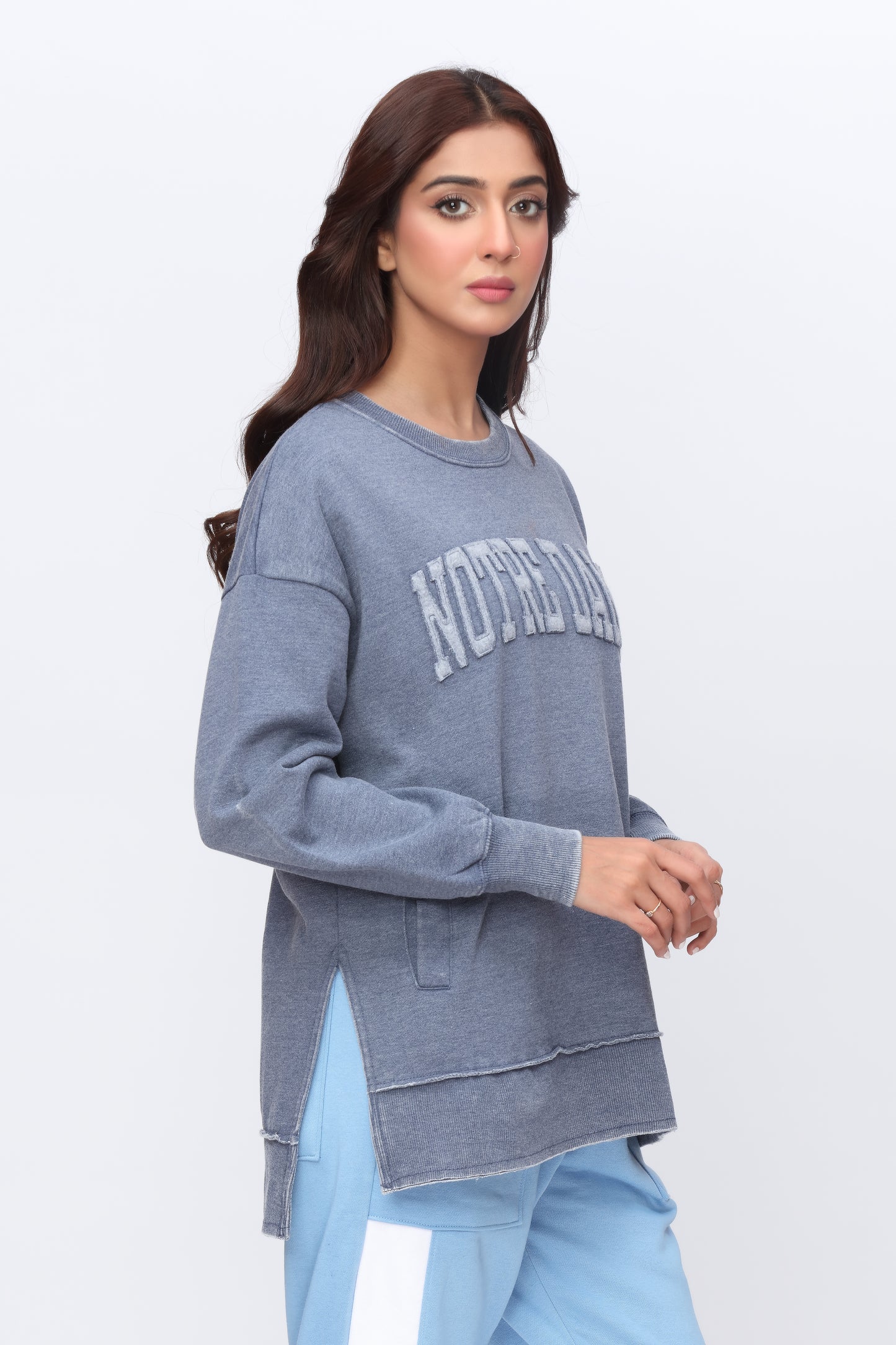 Oversized Burnout Sweatshirt