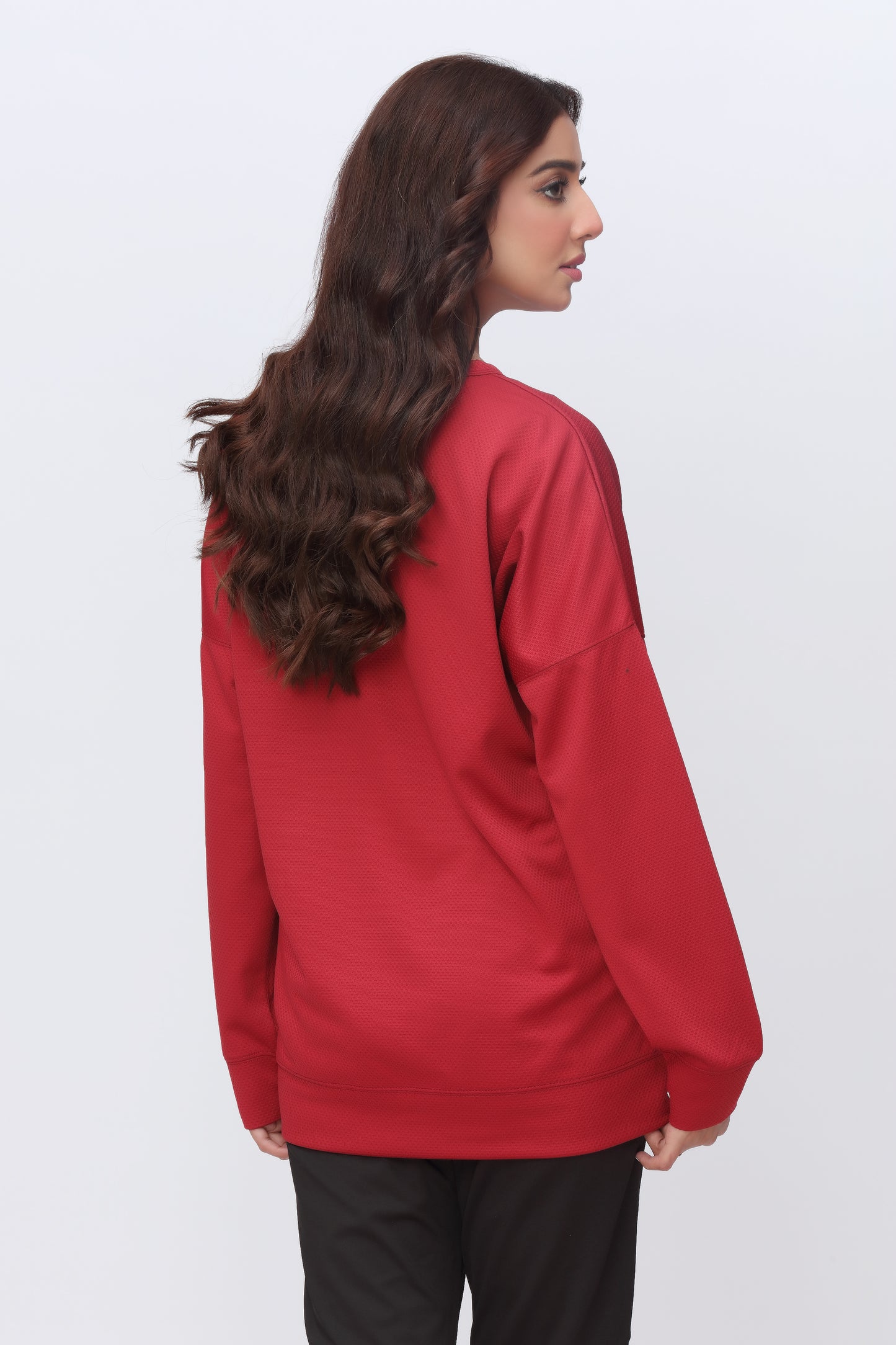 Burgundy Popcorn Sweatshirt