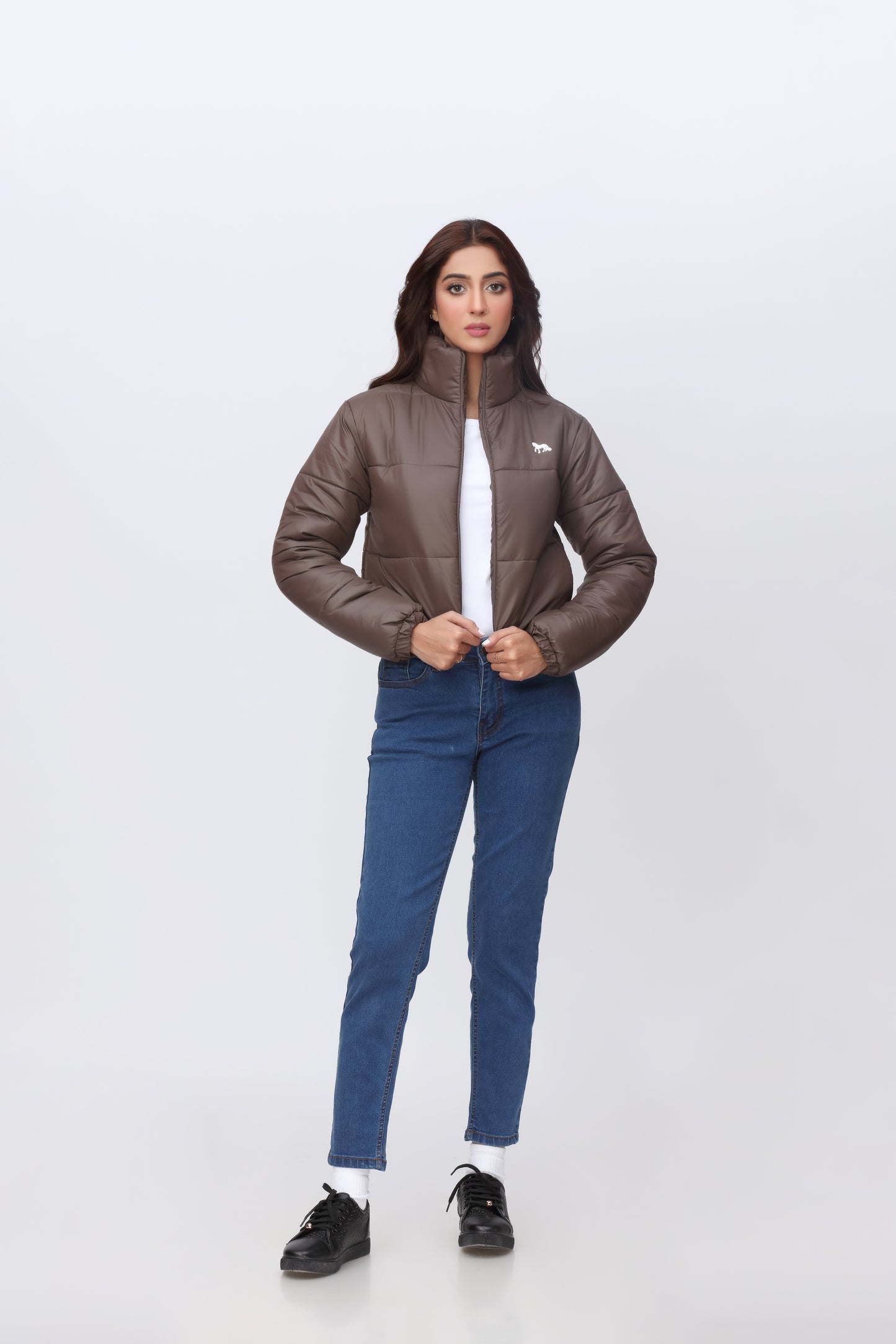 Puffer Jacket (Brown)
