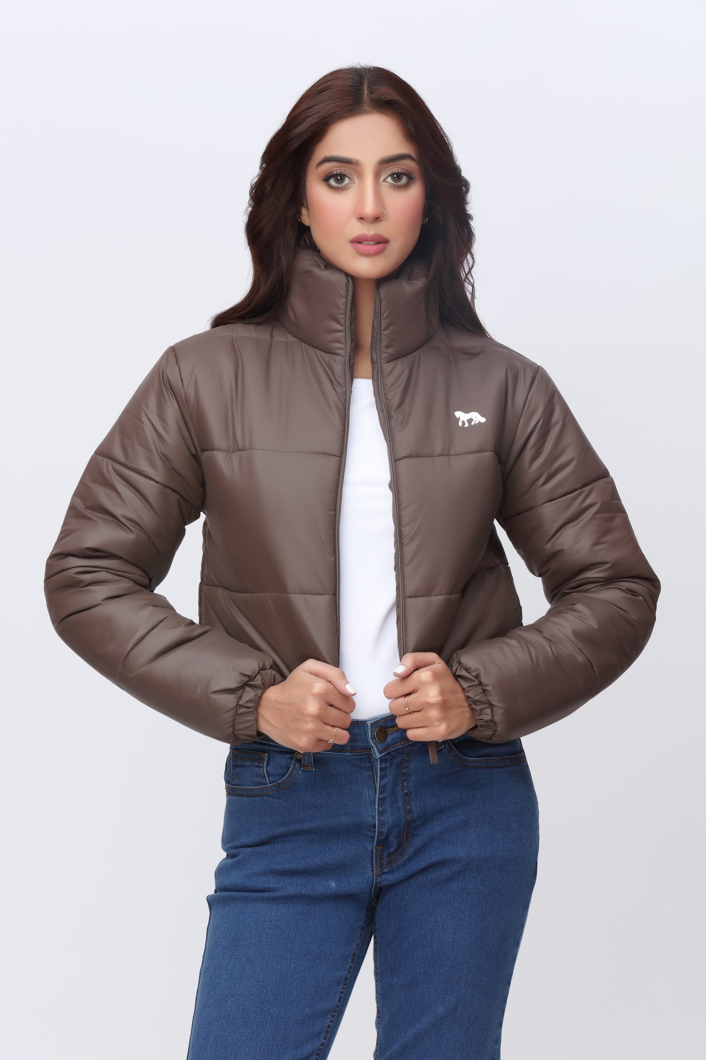Puffer Jacket (Brown)