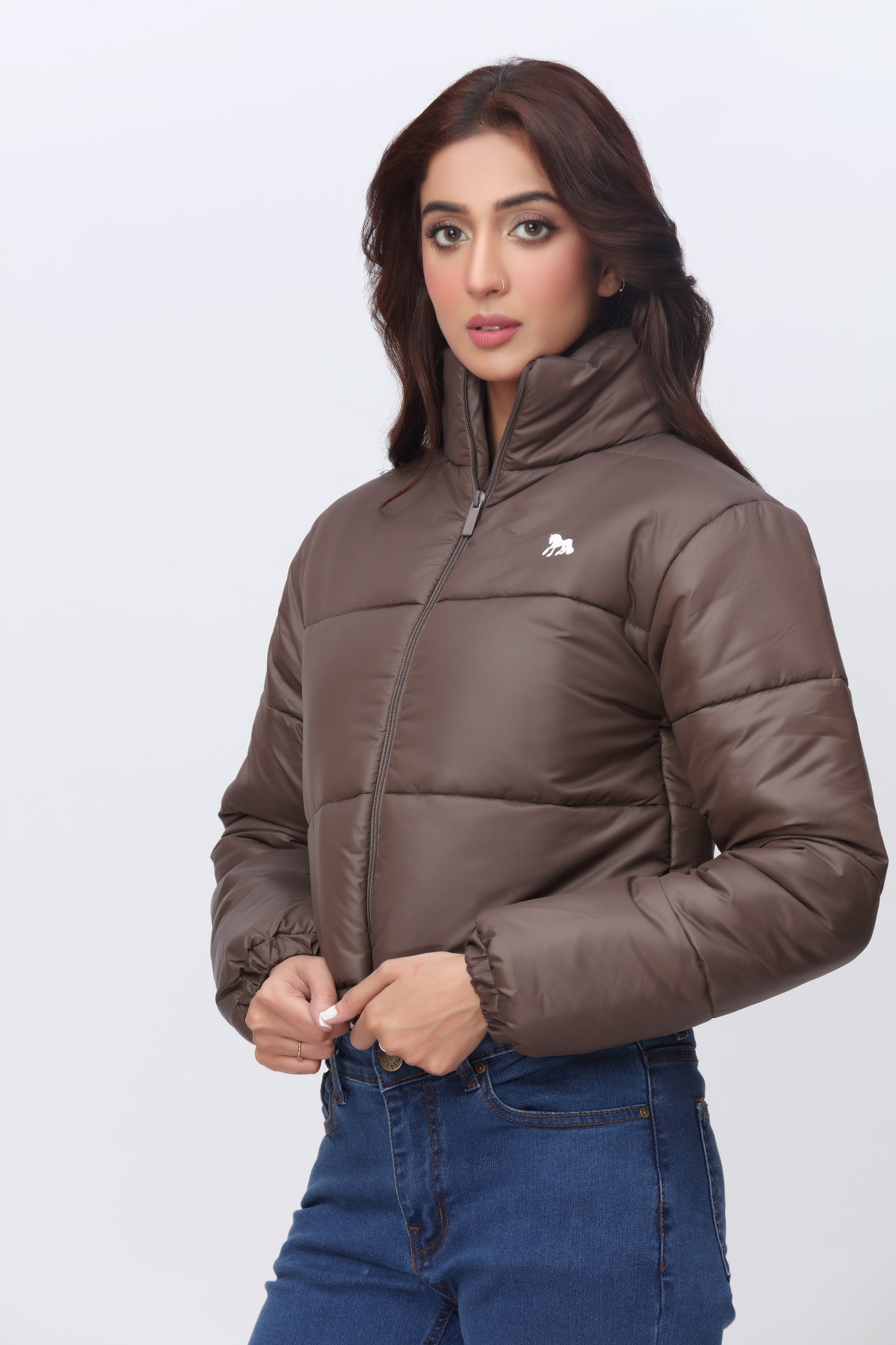 Puffer Jacket (Brown)