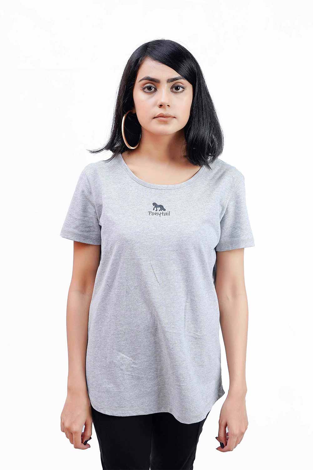 Grey Double Tee