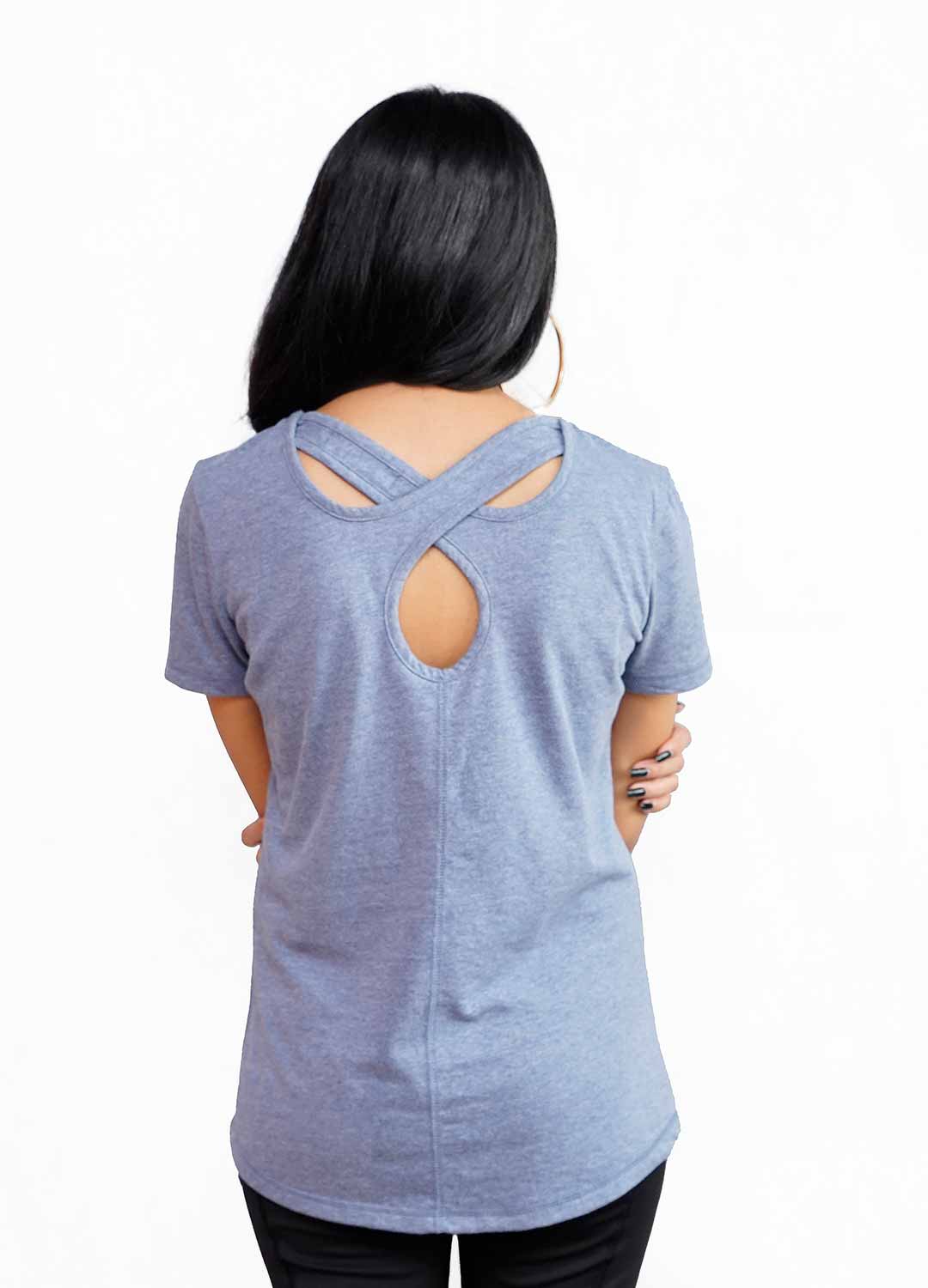 Blue Double Tee
