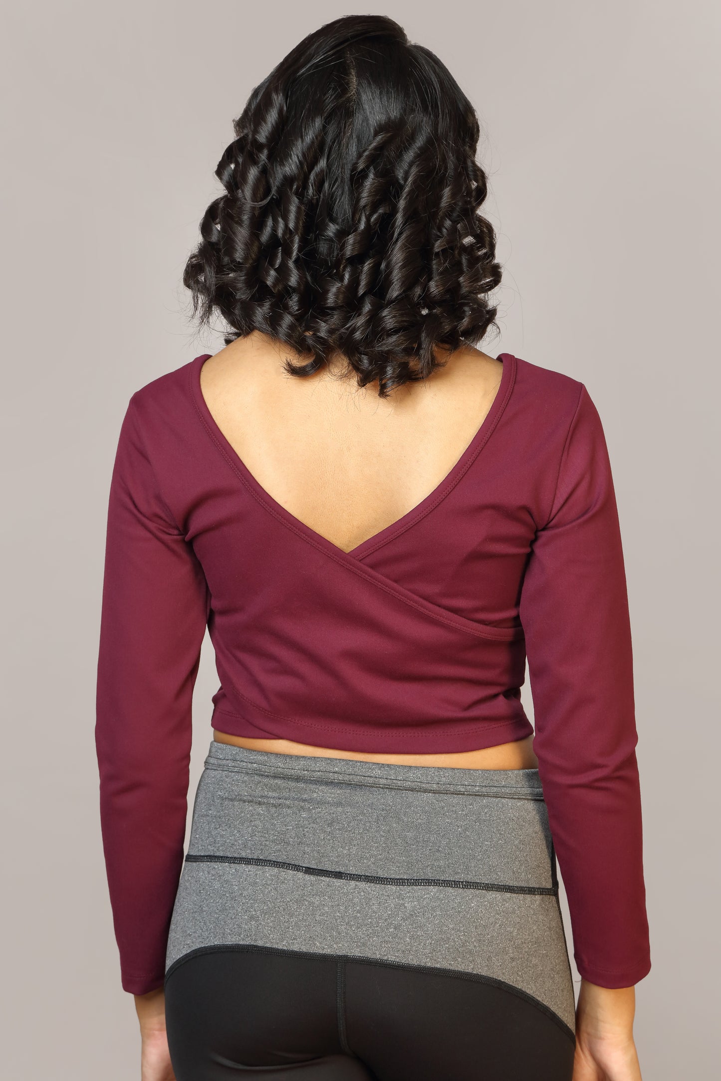 Maroon Croptop