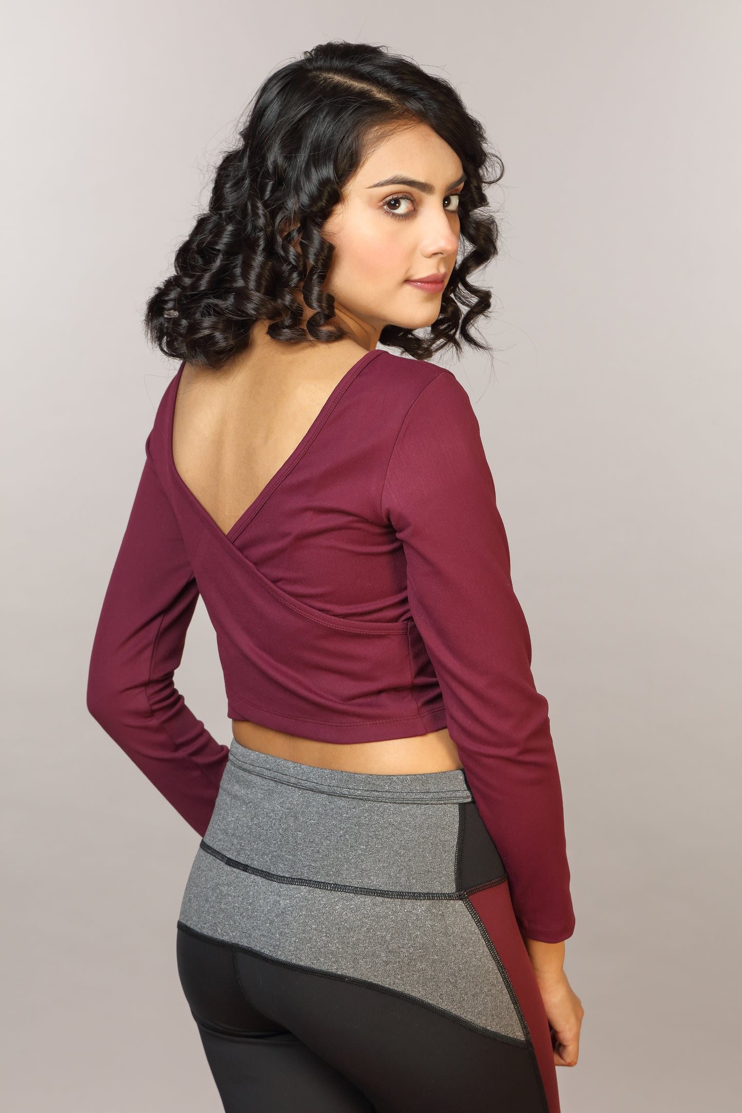 Maroon Croptop