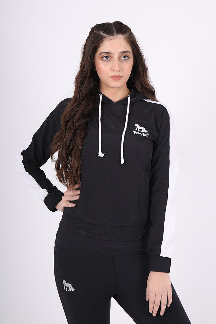 The drape Upper (Black)