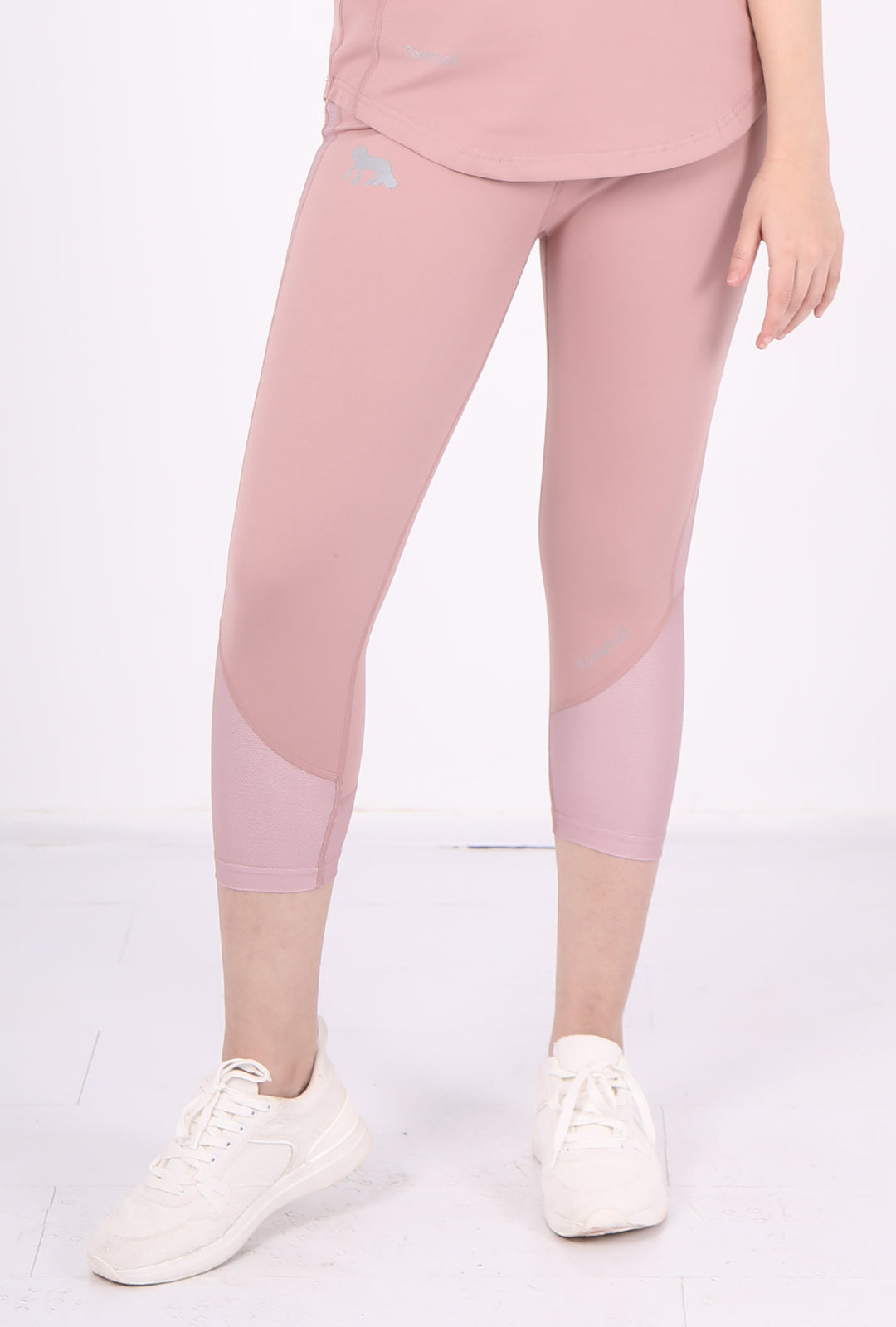 Double-Layer Pink Leggings