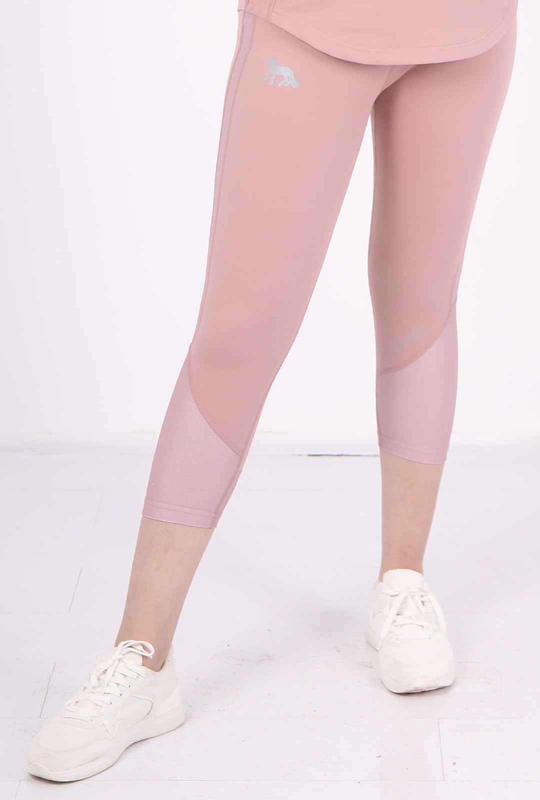 Double-Layer Pink Leggings