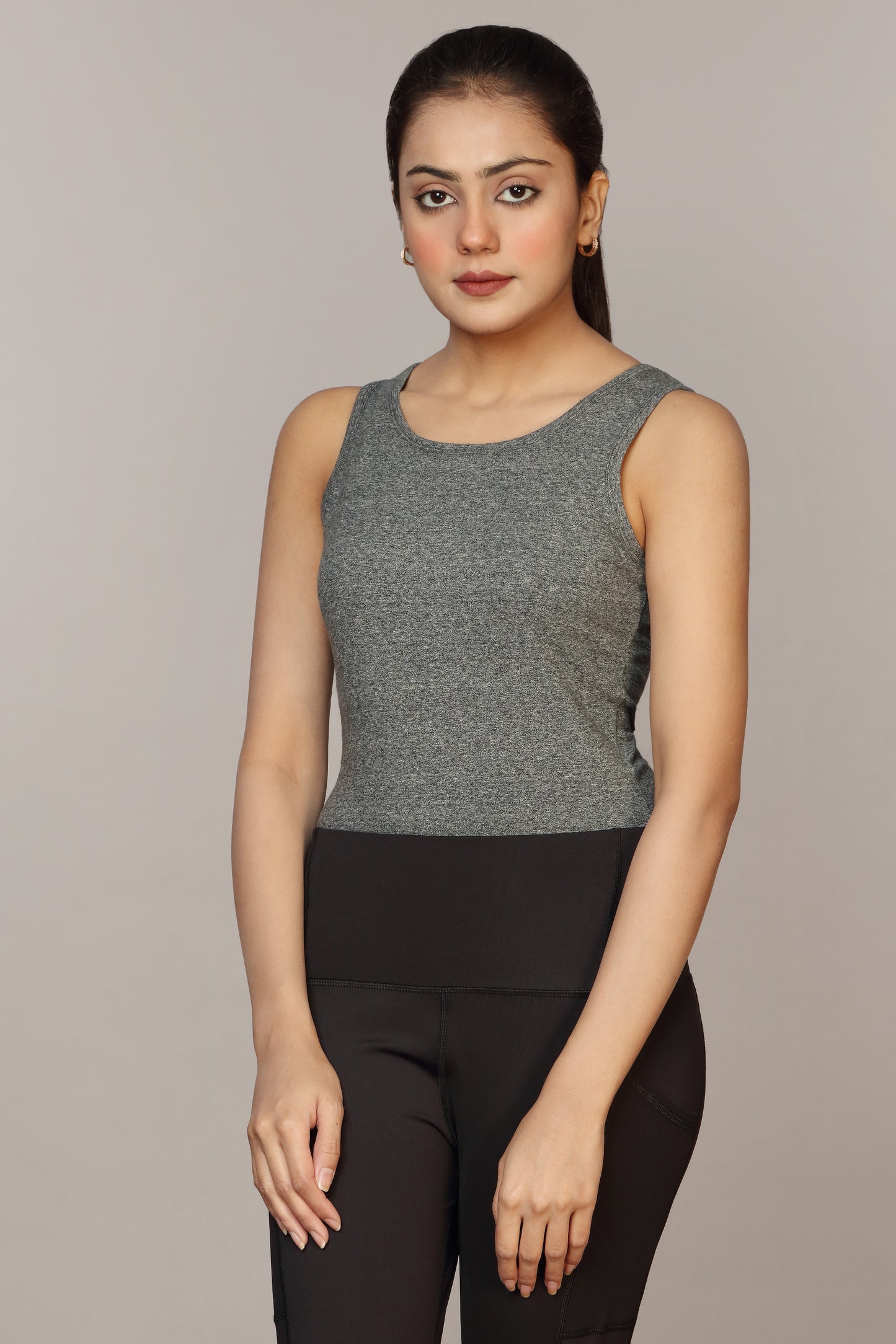 Grey 2 way Top