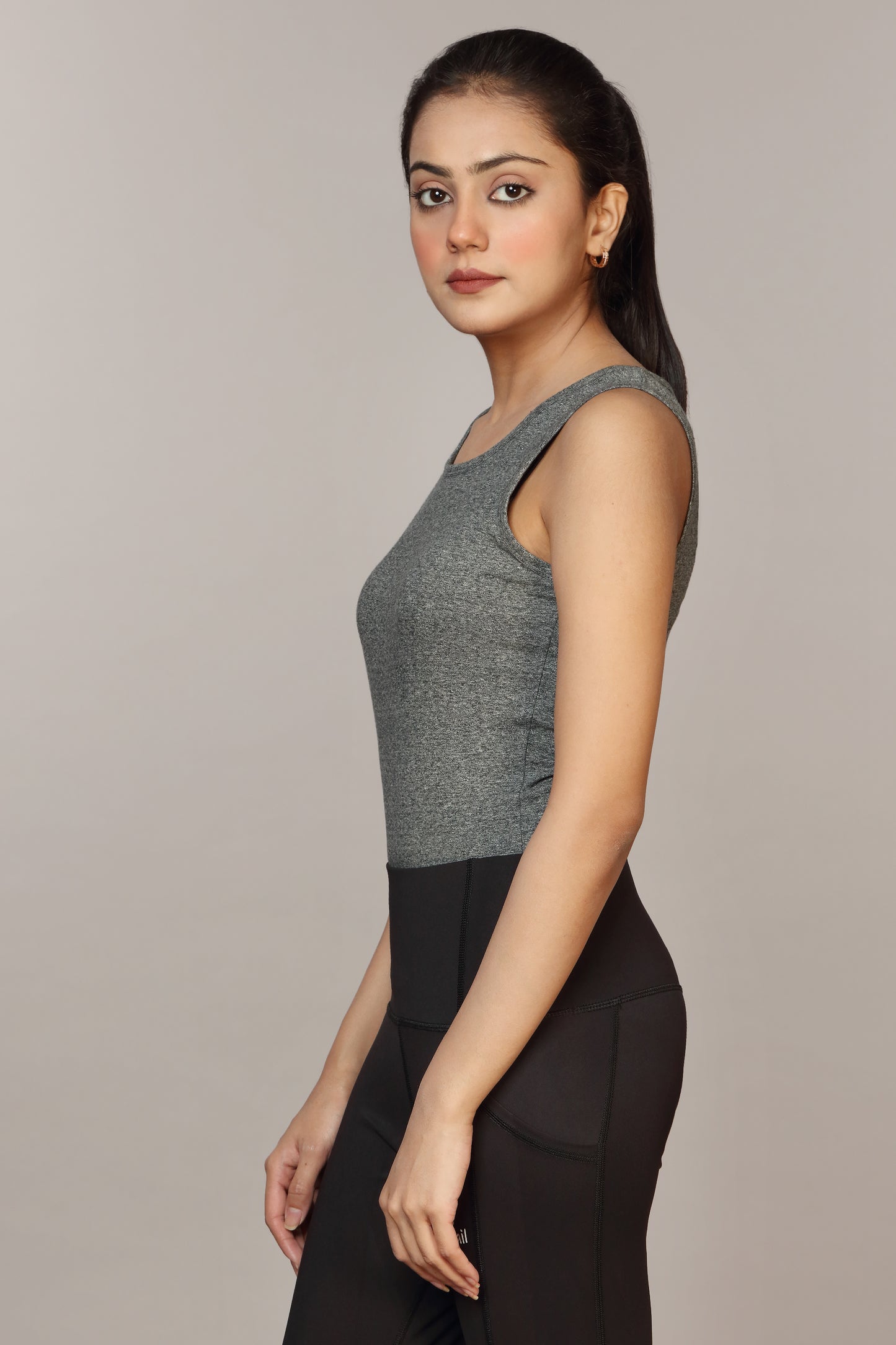 Grey 2 way Top