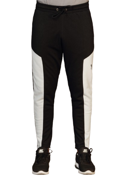 Black and White Panel Trouser