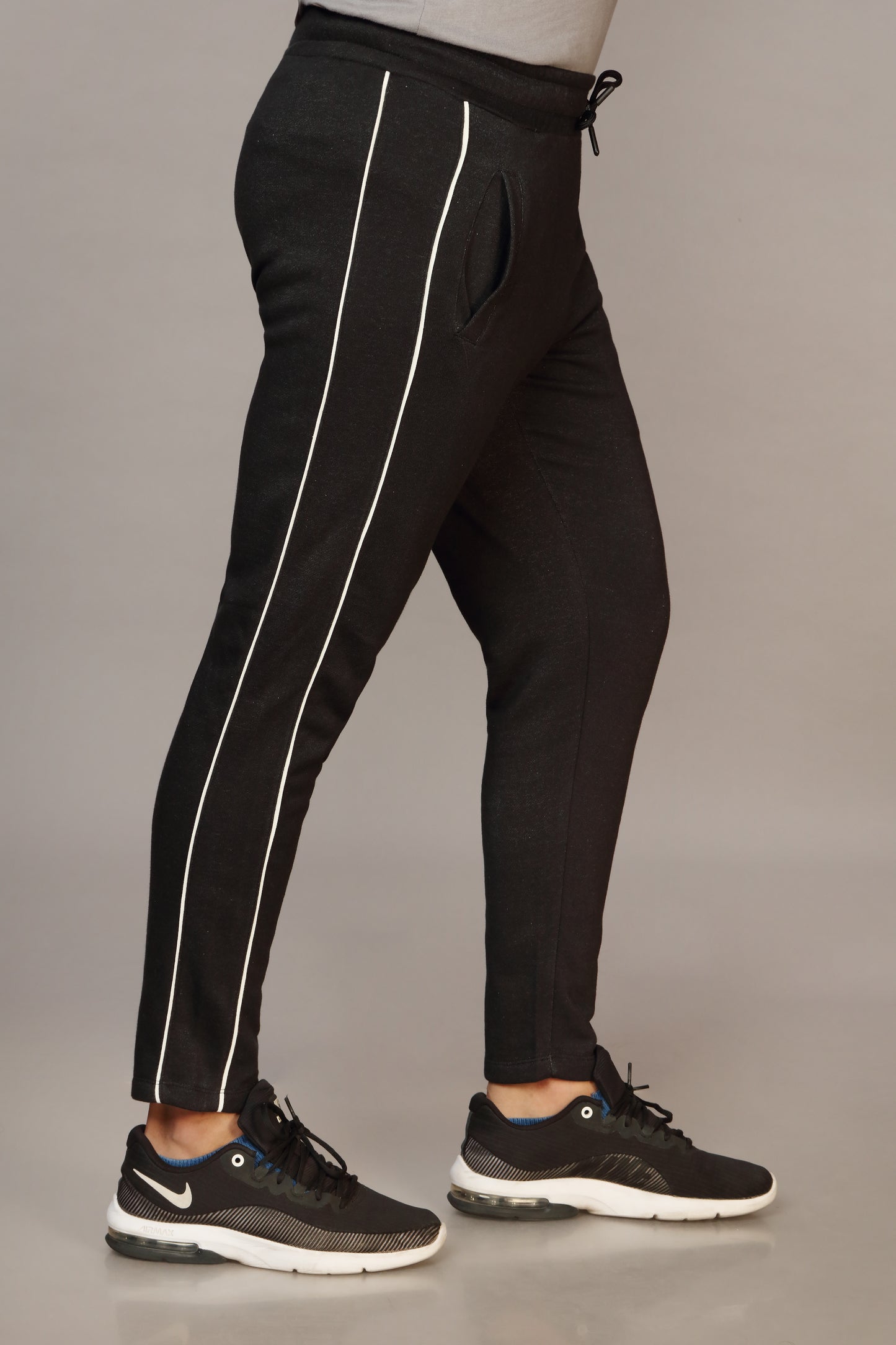 Black Full Line Trouser