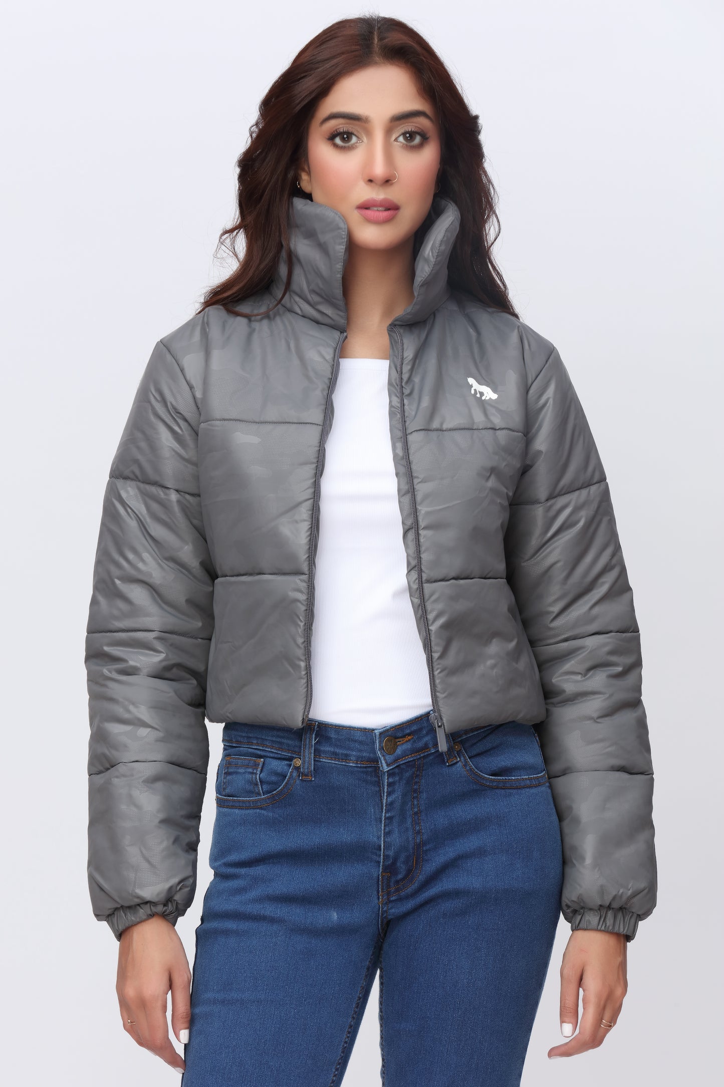 Puffer Jacket (Grey)