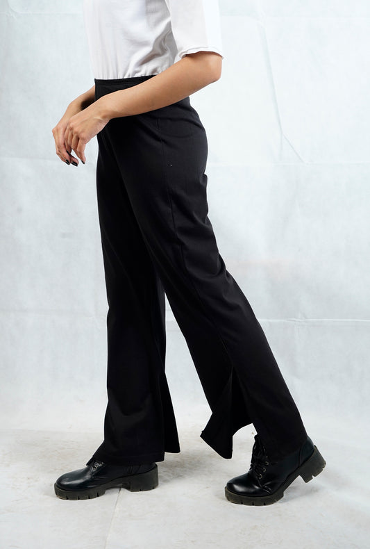 Black Opening Trouser