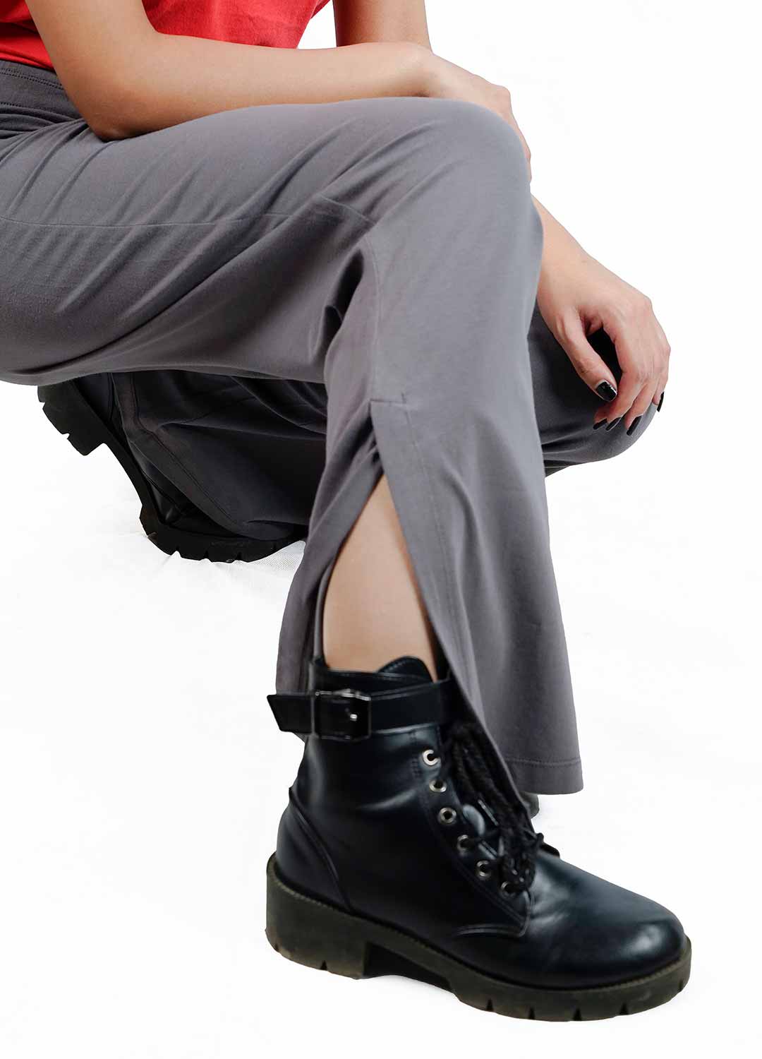 Grey Opening Trouser